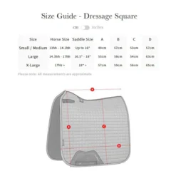 LeMieux ProSorb Plain 2 Pocket Dressage Square -Farm housse b880af47 0e15 4fa7 a8e8 0302dfcd7715