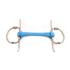 Poponcini Harmony Full Cheek Gag Bit -Farm housse bit lightblue