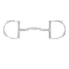 Myler 3 3/8" Medium Dee With Hooks With Low Port Comfort Snaffle MB 04 -Farm housse bit 06087.1584130585.1280.1280