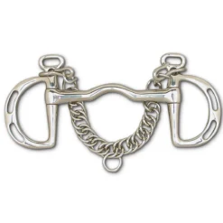 Toklat Pony Stainless Steel Low Port Uxeter Kimberwick - 3 1/2" Cheek