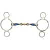 Shires Blue Sweet Iron Two Ring Gag With Lozenge -Farm housse bit 32076.1590595630.1280.1280