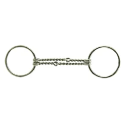 Double Twist Wire Loose Ring Snaffle Bit