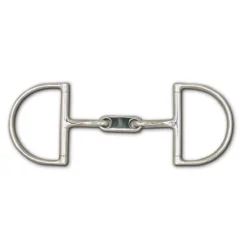 Toklat Stainless Steel Slow Twist Dr. Bristol Snaffle Hunt Dee