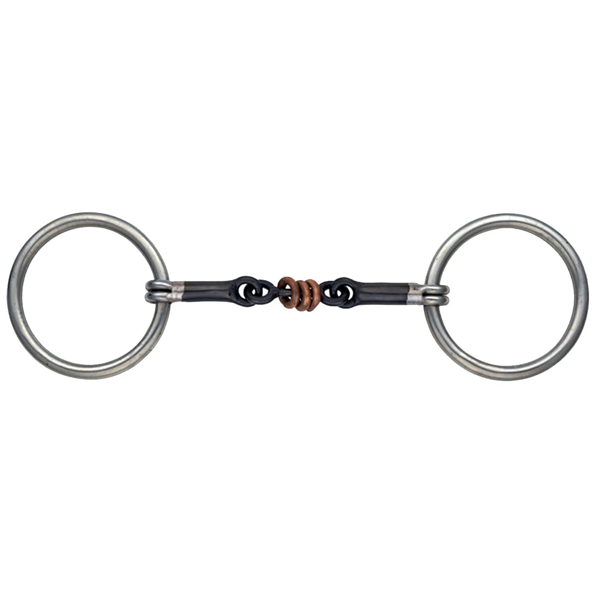 Shires Sweet Iron Copper Roller Snaffle Bit 3 Shires Sweet Iron Copper Roller Snaffle Bit