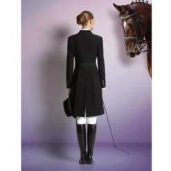 Equiline Women's Marilyn Dressage Tail Coat In X-Cool Evo -Farm housse black10 18920.1583545753.1280.1280
