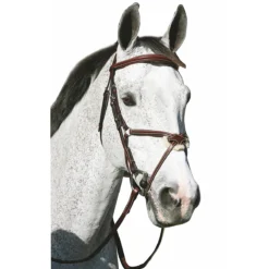 HDR Pro Mono Crown Raised Figure Eight Bridle With Rubber Reins