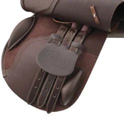 Arena Jump Saddle With HART -Farm housse brown7