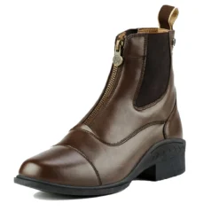 Ovation Quantum Ladies Zip Paddock Boot -Farm housse brown front 79527.1588875908.1280.1280