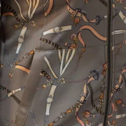 Kastel Long Sleeve Full Zip Taupe Belt Print Scuba Jacket -Farm housse c00c1de7 6d7c 4938 8dda e79ea712cdb7