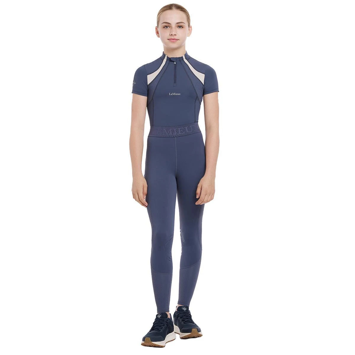 LeMieux Young Riders Lizzie Mesh Knee Patch Leggings 4 LeMieux Young Riders Lizzie Mesh Knee Patch Leggings - Image 2