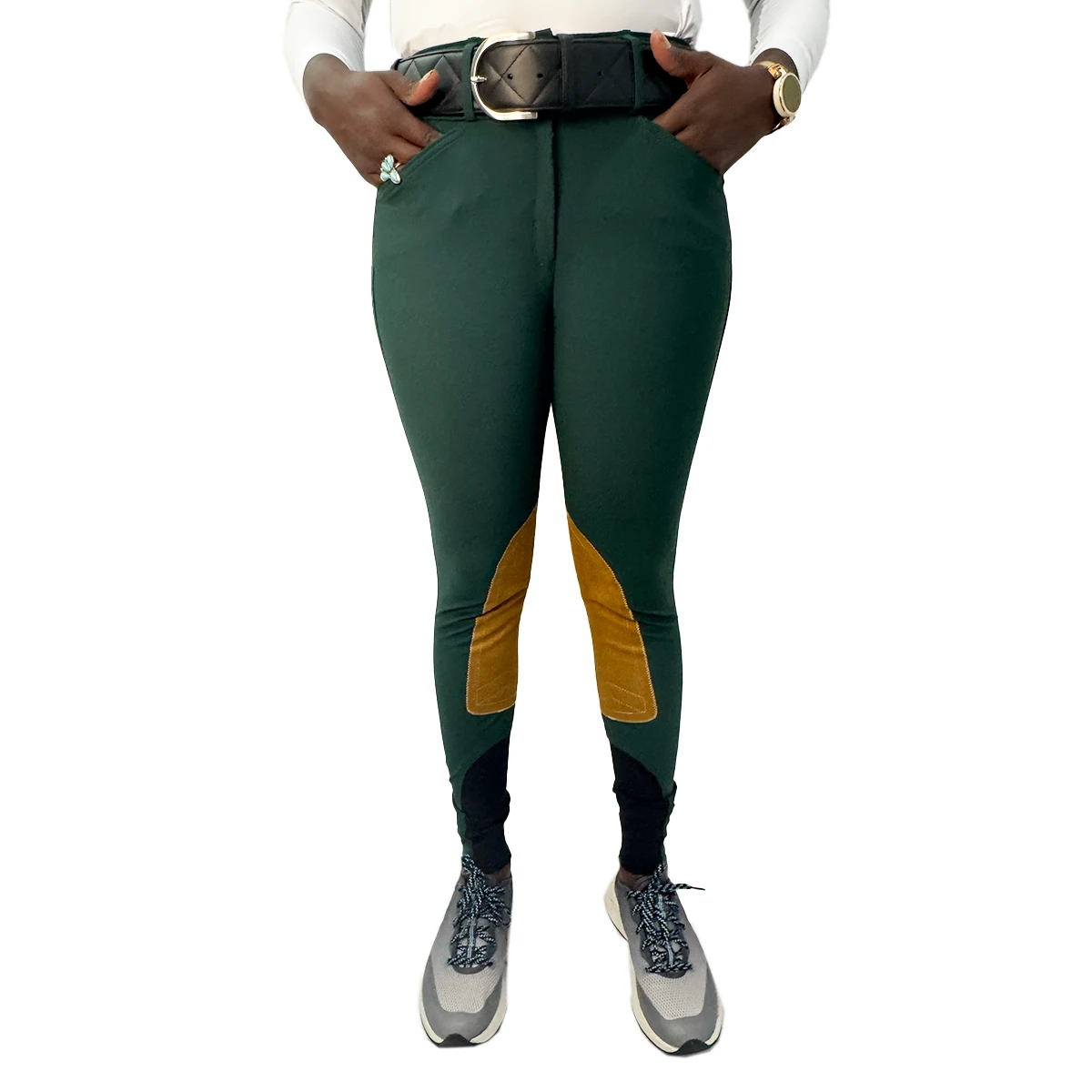 Tailored Sportsman Ladies TechLight Full Zip Low Rise Boot Sock Breech With Clarino Patch 17 Tailored Sportsman Ladies TechLight Full Zip Low Rise Boot Sock Breech With Clarino Patch - Image 15