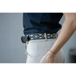 Penelope Pearl Belt -Farm housse ceinture pearl noir blanc
