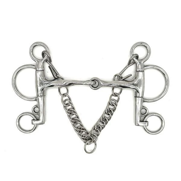 Jake Adams Slow Twist Single Joint Pelham Bit 3 Jake Adams Slow Twist Single Joint Pelham Bit