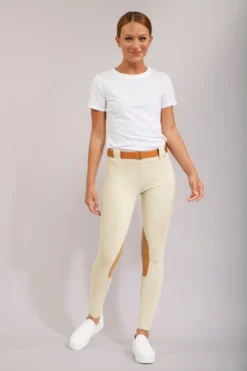 BOTORI Adler Knee Patch Breeches -Farm housse diamondtee white adler tan