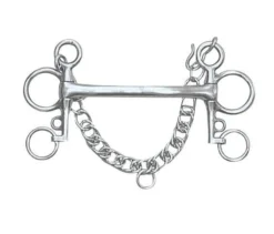 Centaur Stainless Steel Tom Thumb Mullen Mouth Pelham Bit