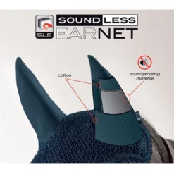 Equiline Soundless Ear Net -Farm housse ear 43613.1583509075.1280.1280
