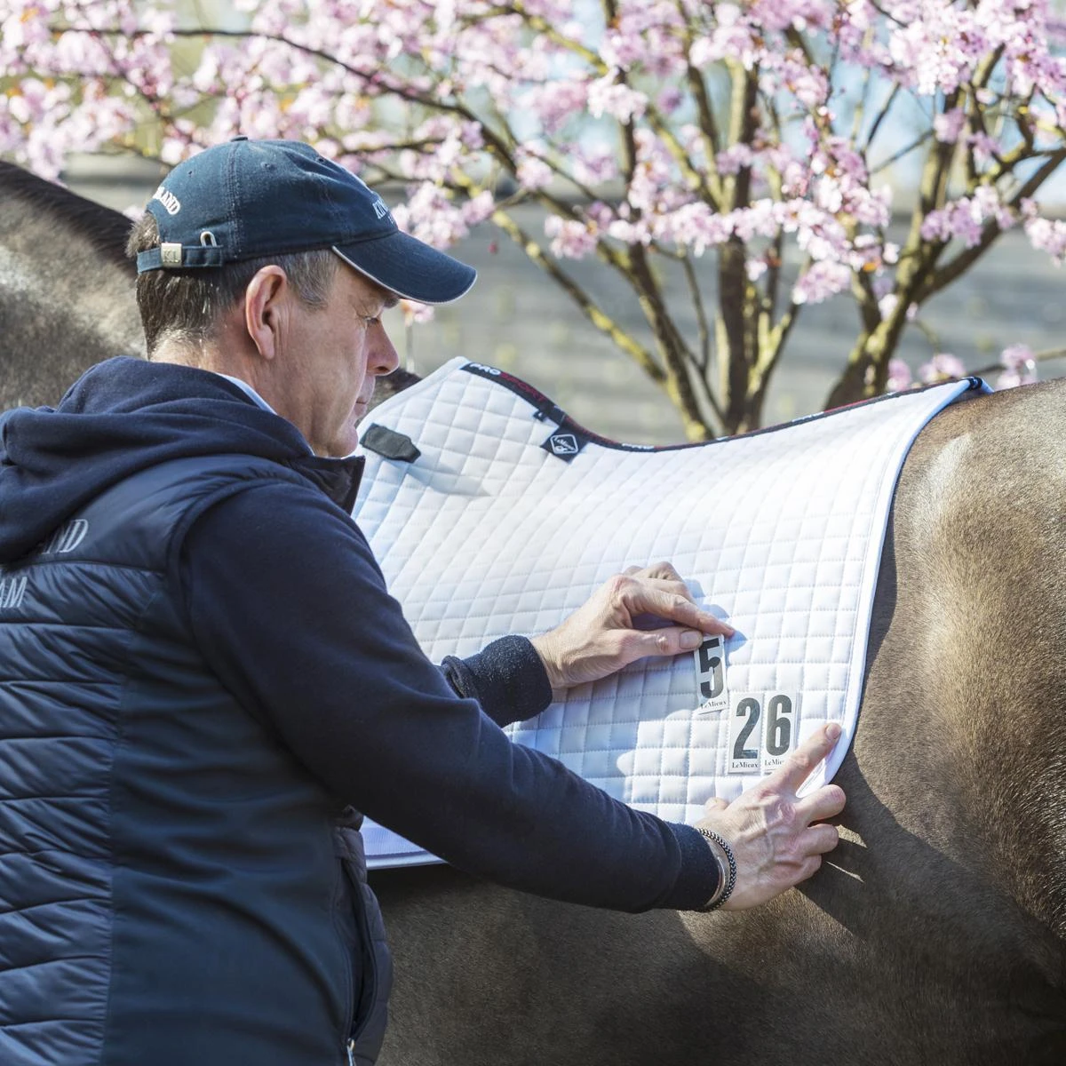 LeMieux Cotton Dressage Competition Square Pad 5 LeMieux Cotton Dressage Competition Square Pad - Image 3
