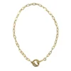 V2 Designs Tonal Gold Loose Link Eggbutt Snaffle Necklace -Farm housse f3470b4578ea6dbc781e9f3e6cbd4af7