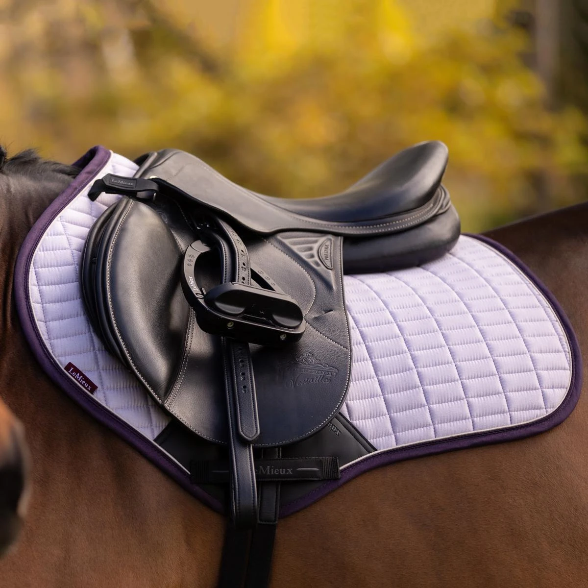 LeMieux Suede Close Contact Square Pad 7 LeMieux Suede Close Contact Square Pad - Image 5