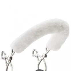 Centaur Synthetic Fleece Hook And Loop Hackamore Noseband Cover