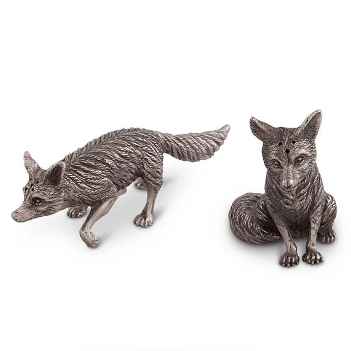 Arthur Court Equestrian Salt & Pepper Set - Fox 3 Arthur Court Equestrian Salt & Pepper Set - Fox