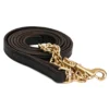 Perri's Leather Lead With Brass Plated Chain -Farm housse havana 07589.1588015126.1280.1280