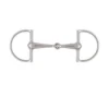 Weatherbeeta Korsteel Stainless Steel Thick Hollow Mouth Hunter Dee Snaffle Bit -Farm housse image url11 53619.1571983644.1280.1280