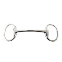 Weatherbeeta Korsteel Stainless Steel Mullen Mouth Eggbutt Snaffle Bit