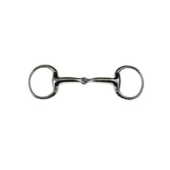Weatherbeeta Korsteel Stainless Steel Heavy Weight Solid Mouth Eggbutt Snaffle Bit