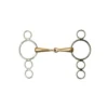 Weatherbeeta Korsteel European Copper Mouth 3 Ring Elevator Gag Bit -Farm housse image url 26 81933.1571777792.1280.1280