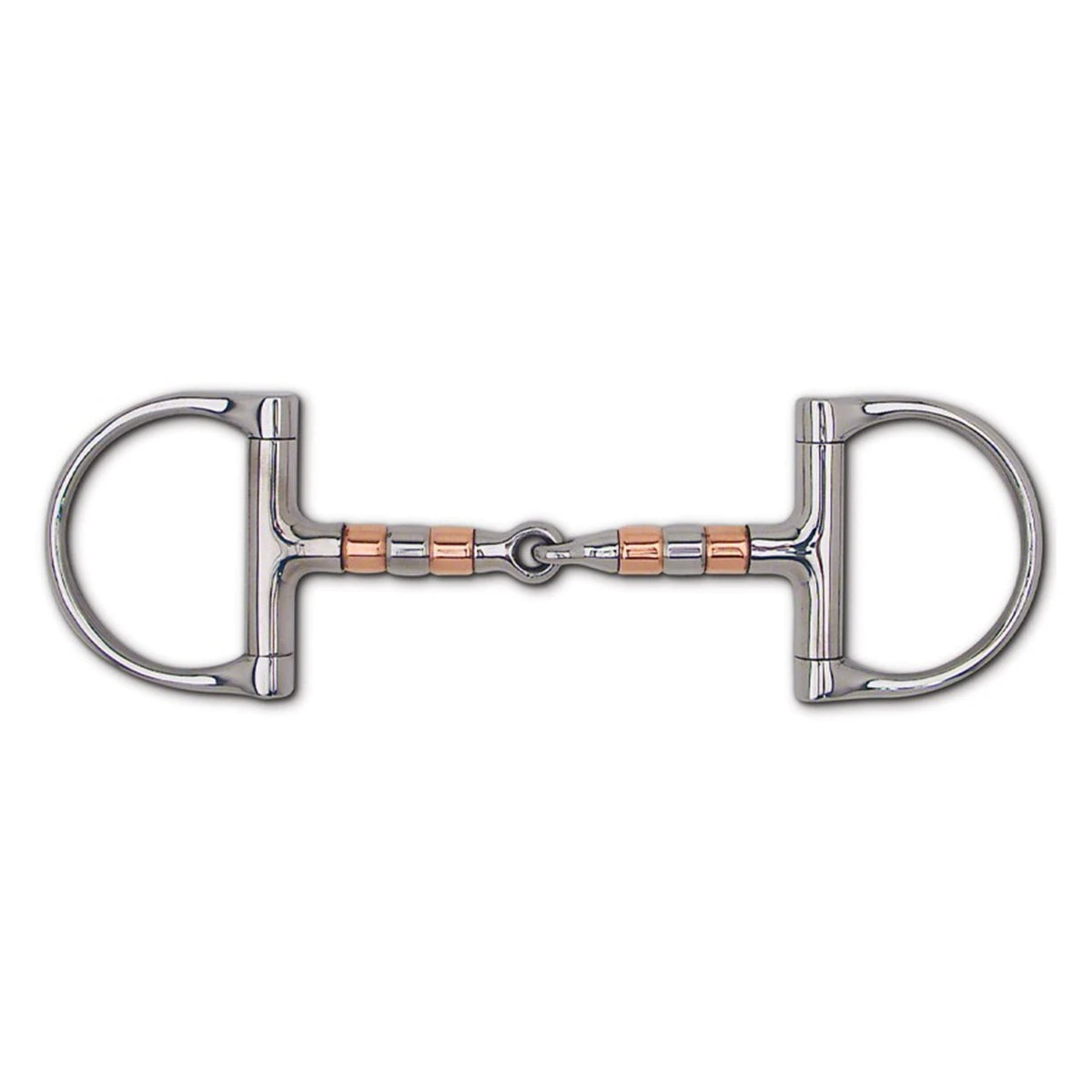 Toklat Copper And Stainless Steel Roller Snaffle Racing Dee Bit 3 Toklat Copper And Stainless Steel Roller Snaffle Racing Dee Bit