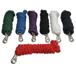 Cotton Lead Rope With Bull Snap