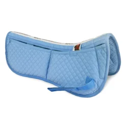 ECP Quilted 4 Pocket Correction Half Pad -Farm housse lightblue