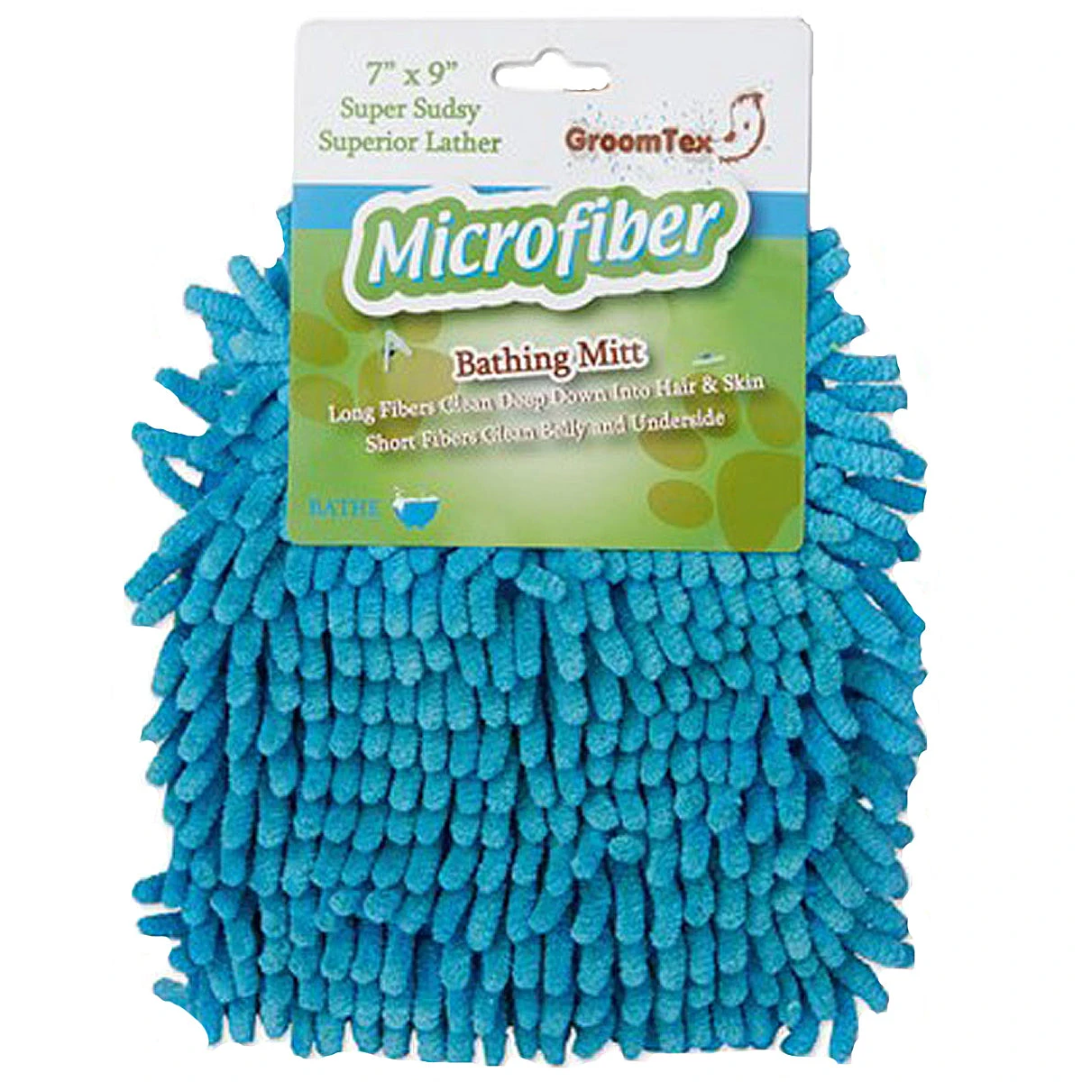 ECP GroomTex Microfiber Bathing Mitt 3 ECP GroomTex Microfiber Bathing Mitt