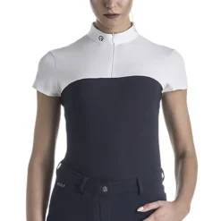 EGO 7 Women's Mesh Top Short Sleeve -Farm housse navyfront