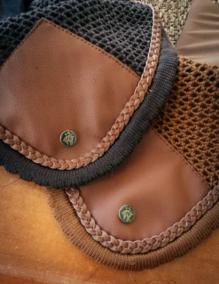 Sixteen Cypress Sound Softening Ear Net -Camel -Farm housse sixteen cypress equestrian ear net fly bonnetes 202510 6444c345 9135 4c0d 8be8 778193e88635