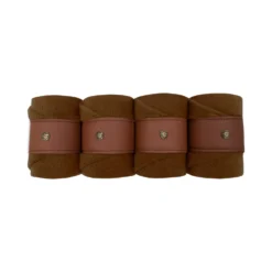Sixteen Cypress Leatherette Polos, Camel & Cognac