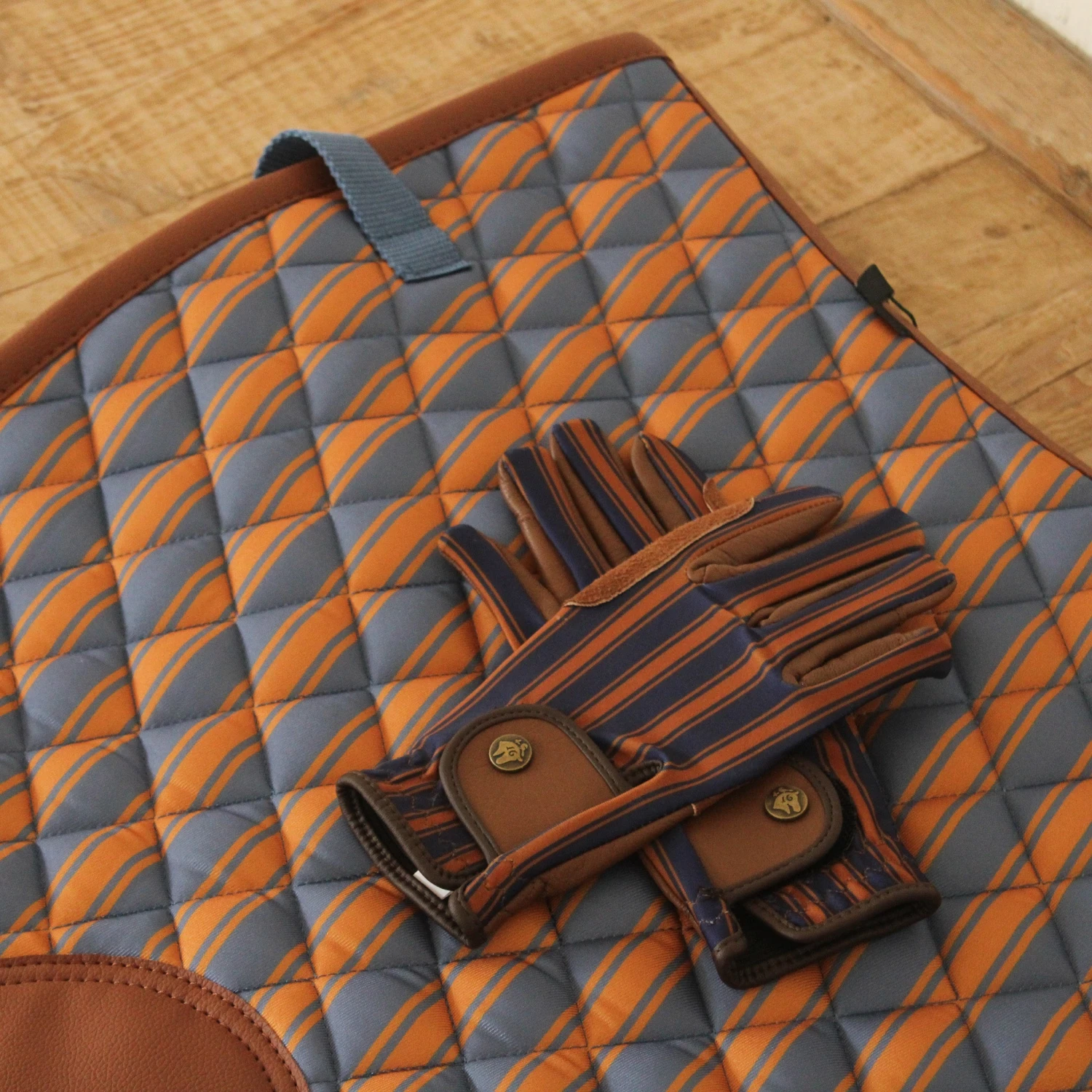 Sixteen Cypress Riding Gloves, Sorrento Stripe 4 Sixteen Cypress Riding Gloves, Sorrento Stripe - Image 2