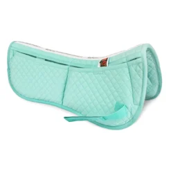 ECP Quilted 4 Pocket Correction Half Pad -Farm housse soothingseablue