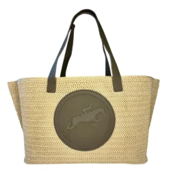 Tucker Tweed Barn To Beach Tote -Farm housse tucker tweed equestrian barn to beach tote leather handbags hunter jumper 1166611843