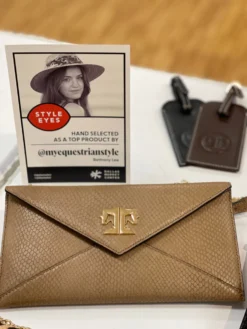 Tucker Tweed Cor De Star Clutch -Farm housse tucker tweed equestrian cor de star clutch leather handbags camel snakeskin 35284114079908 scaled