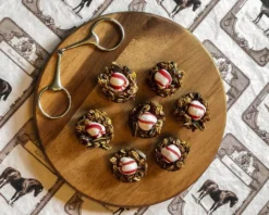 Vagabond House Cheese Board - Equestrian Bit -Farm housse vagabond house equestrian cheese board equestrian bit h251bt 31278936686640