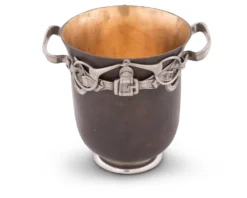 Vagabond House Equestrian Bronze Ice Bucket -Farm housse vagabond house equestrian equestrian bronze ice bucket h503eq 31278917189680