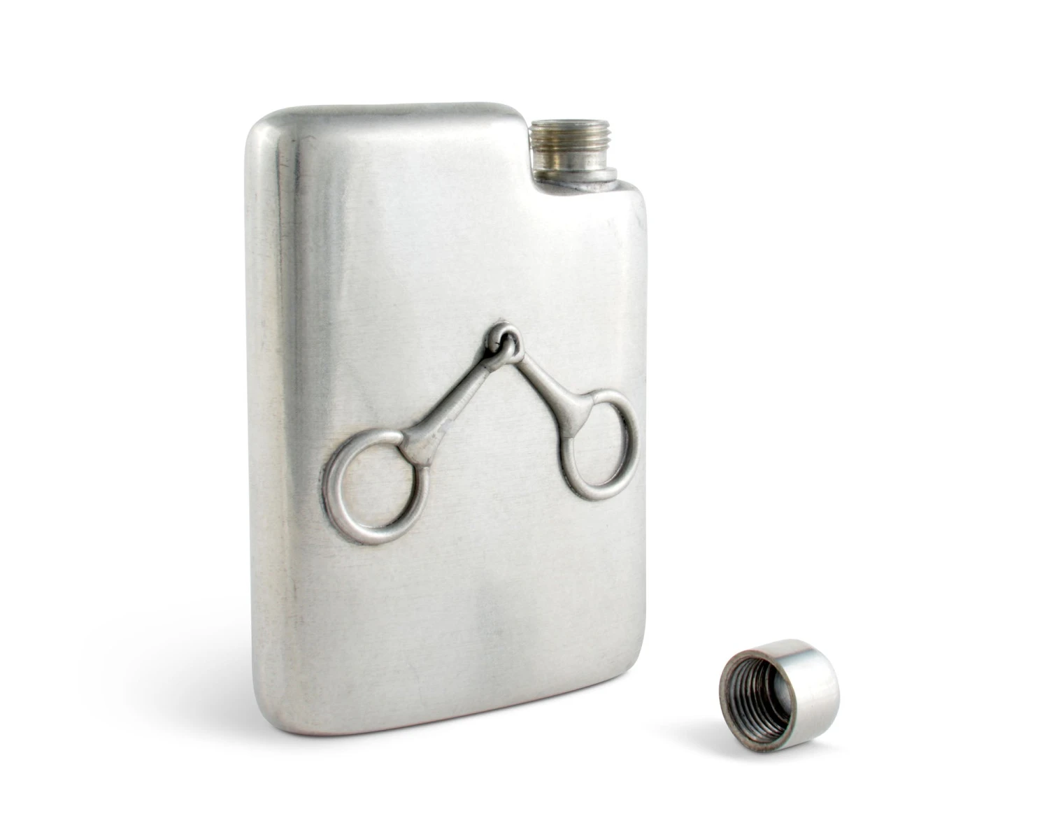 Vagabond House Equestrian Pewter Flask 6 Vagabond House Equestrian Pewter Flask - Image 4