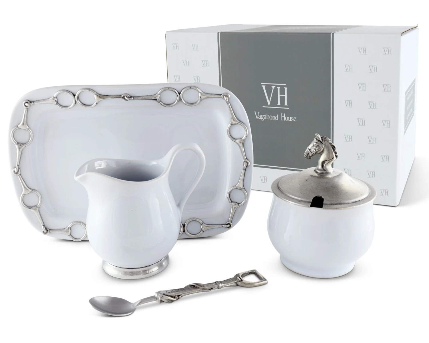 Vagabond House Equestrian Sugar And Creamer Set 8 Vagabond House Equestrian Sugar And Creamer Set - Image 6