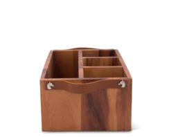 Vagabond House Flatware Caddy- Horse Bits Leather Handles -Farm housse vagabond house equestrian horse bits leather handles flatware caddy h264lb 31436906561584