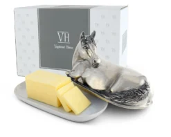 Vagabond House Horse Butter Dish -Farm housse vagabond house equestrian horse butter dish h108hs 31279085551664