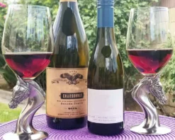 Vagabond House Horse Head Wine Glass -Farm housse vagabond house equestrian horse head wine glass h444eq 31279505276976