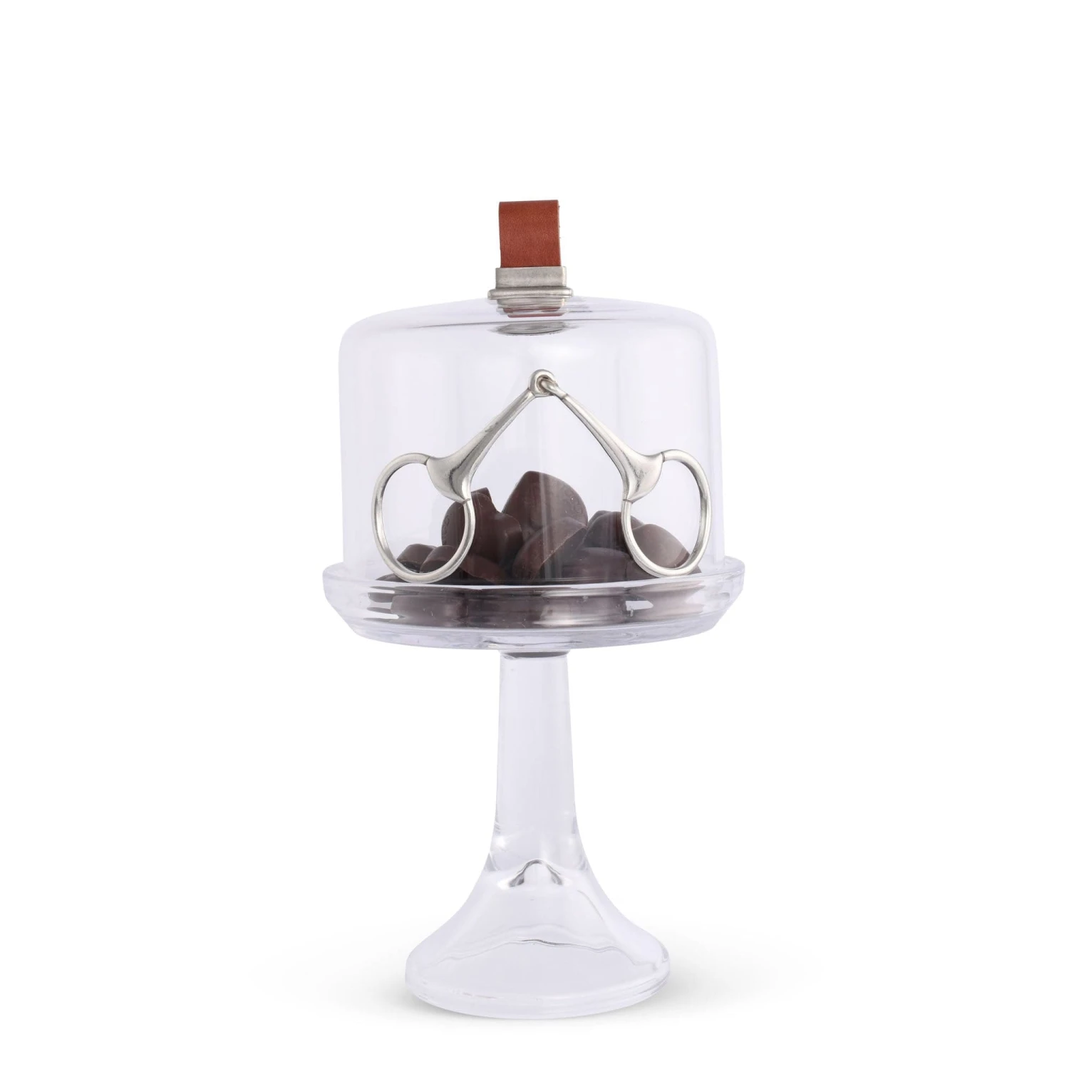 Vagabond House Horse Bit Glass Covered Cake / Dessert Stand 5 Vagabond House Horse Bit Glass Covered Cake / Dessert Stand - Image 3