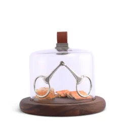 Vagabond House Horse Bit Glass Covered Cheese Wood Board 7 Vagabond House Horse Bit Glass Covered Cheese Wood Board -Farm housse vagabond house equestrian wood 6 5 d horse bit glass covered cheese wood board h236bt 31281590272048